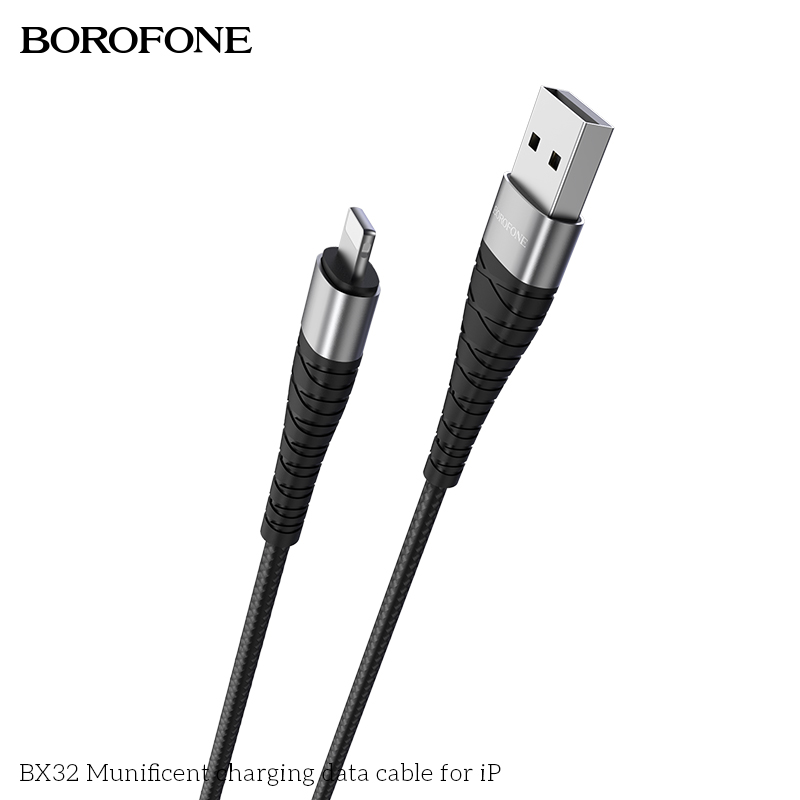 BOROFONE BX32 Munificent USB-A to Lightning cable NZ 6